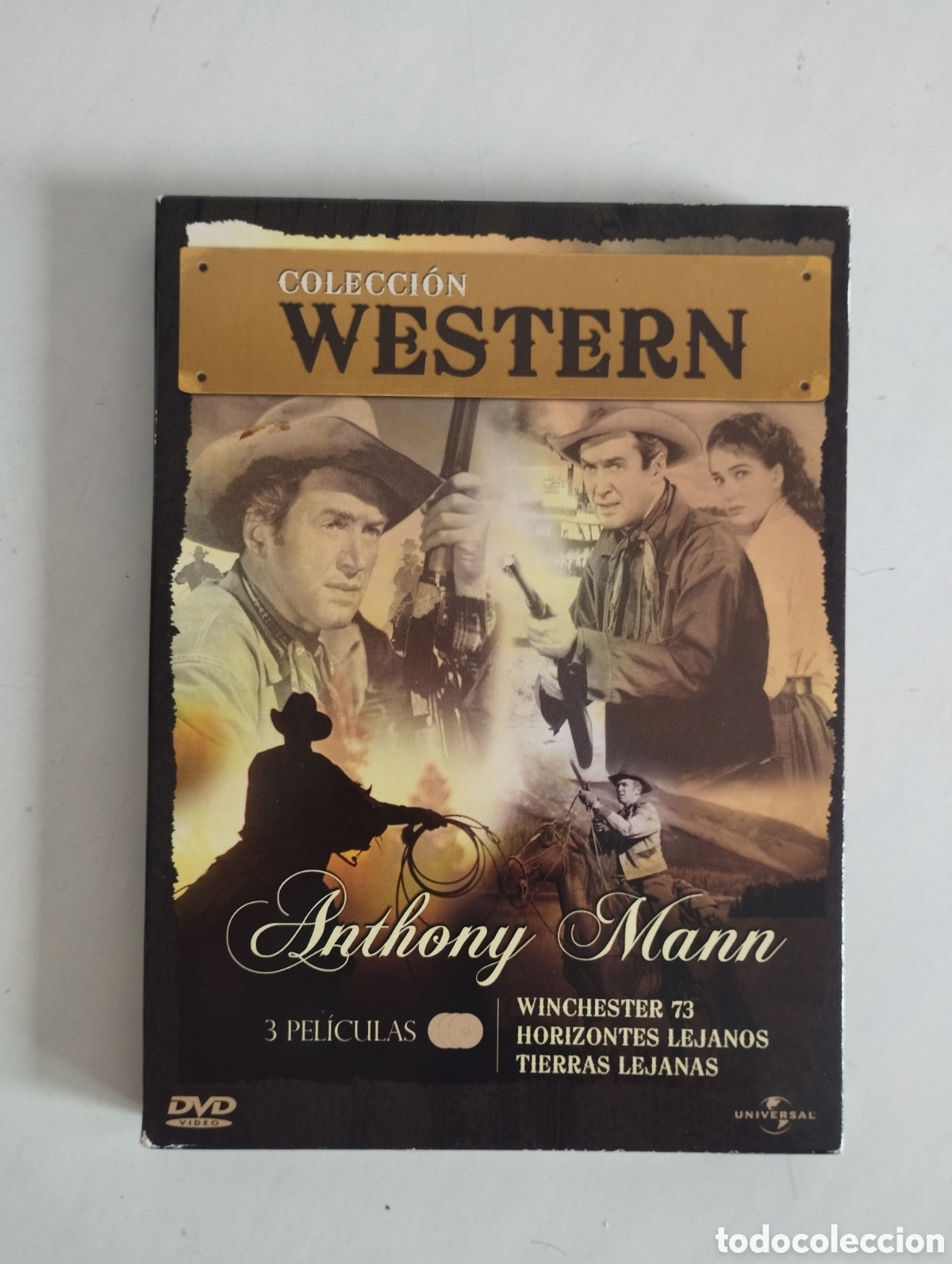 Cine: PACK 3 PELICULA DVD WINCHESTER 73/HORIZONTES LEJANOS/TIERRAS LEJANAS (3 DISCOS)