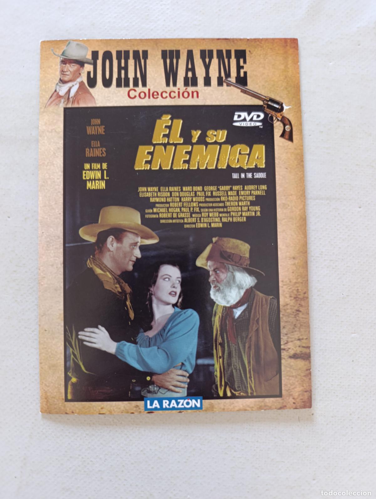 Cine: DVD EL Y SU ENEMIGA - JOHN WAYNE - FUNDA FINA CARTON (2O)