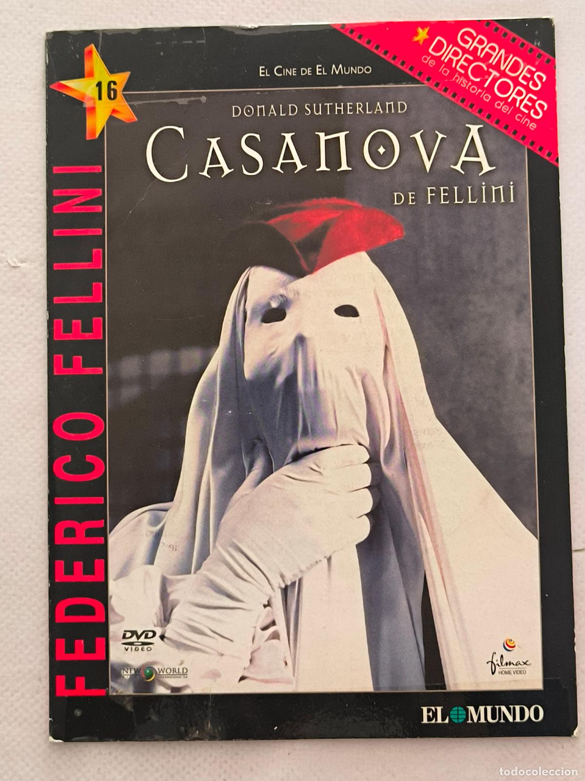 Cine: DVD CASANOVA - DONALD SUTHERLAND - FUNDA FINA CARTON (6C)