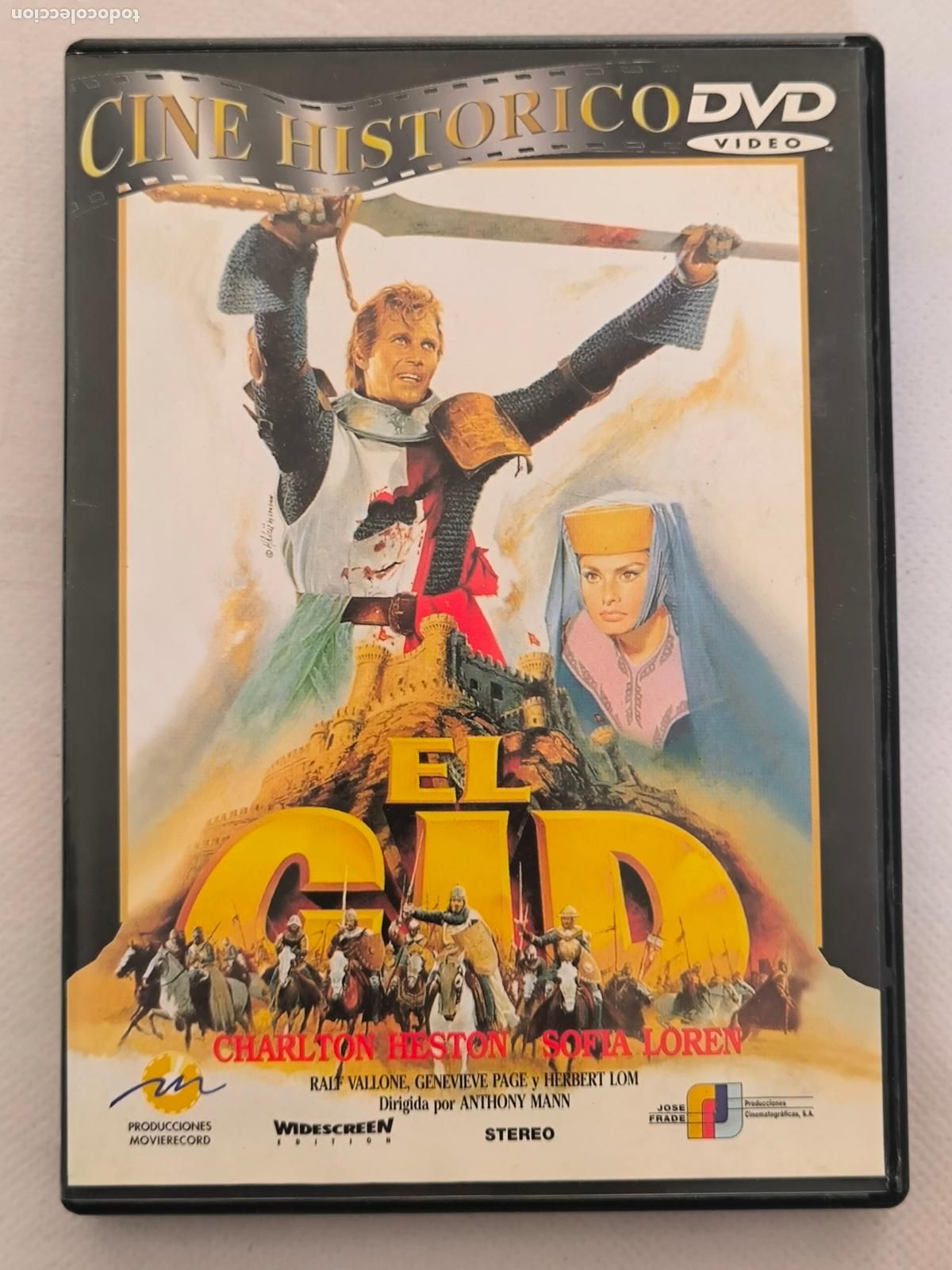 Cine: DVD EL CID - CHARLTON HESTON (2R)