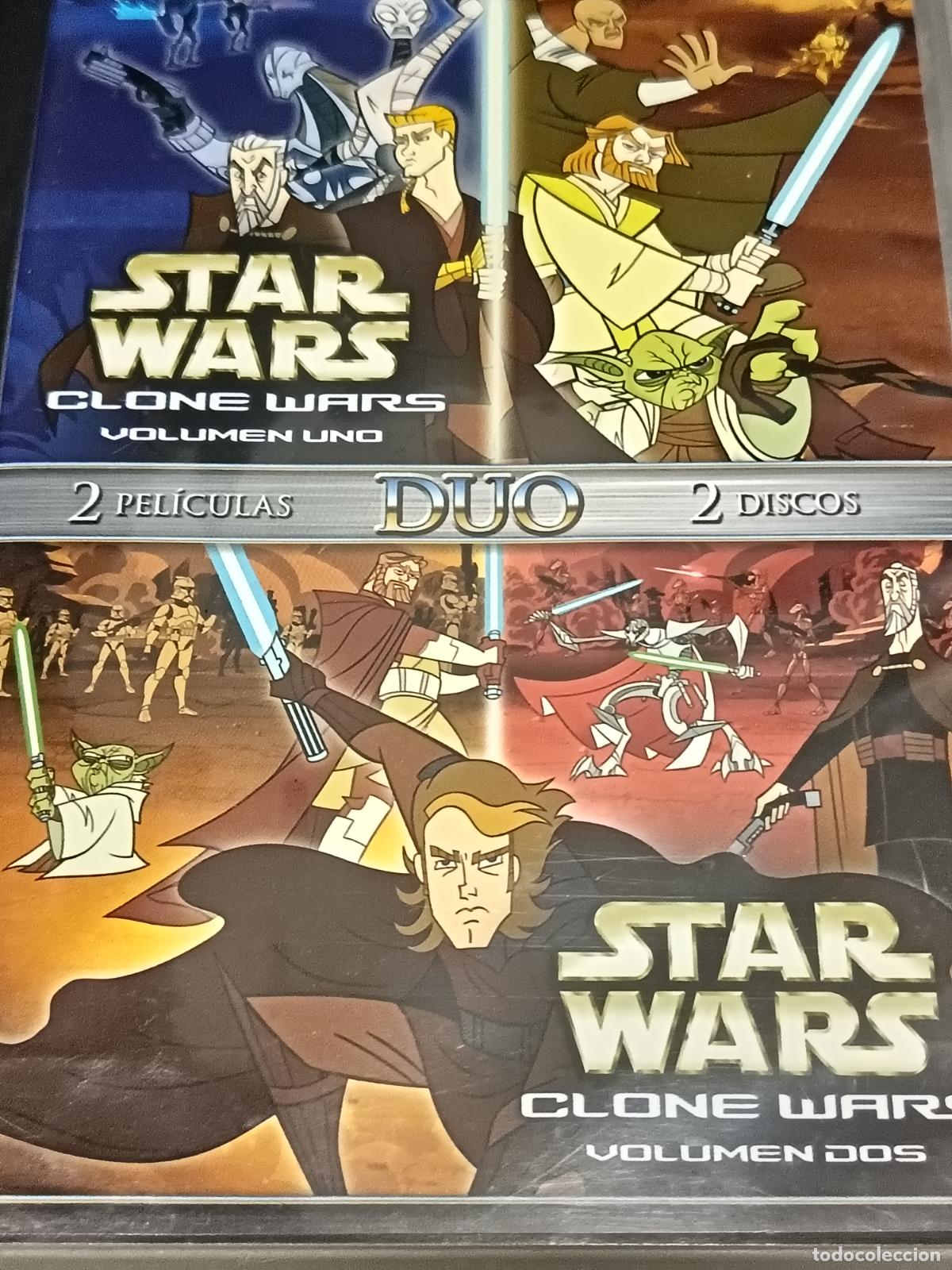 Cin&eacute;ma: Star Wars: Las Guerras Clon de Genndy Tartakovsky. Serie completa Vol1. y Vol2. 2DVDs Clone wars