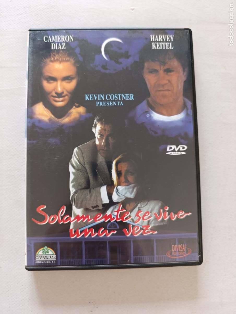 Cine: DVD SOLAMENTE SE VIVE UNA VEZ - CAMERON DIAZ, HARVEY KEITEL (3N)