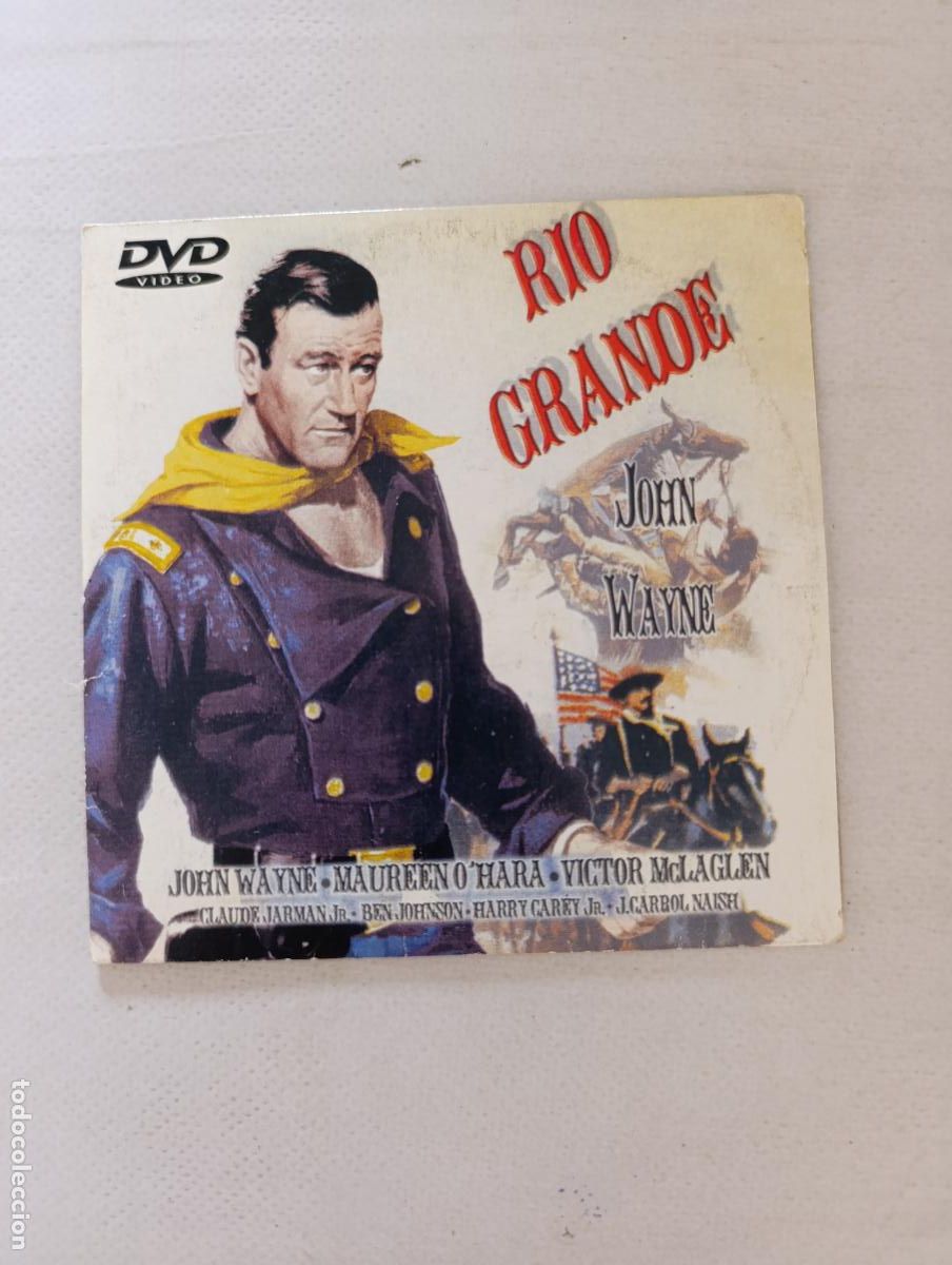 Cine: DVD RIO GRANDE - JOHN WAYNE - FUNDA FINA CARTON (3N)