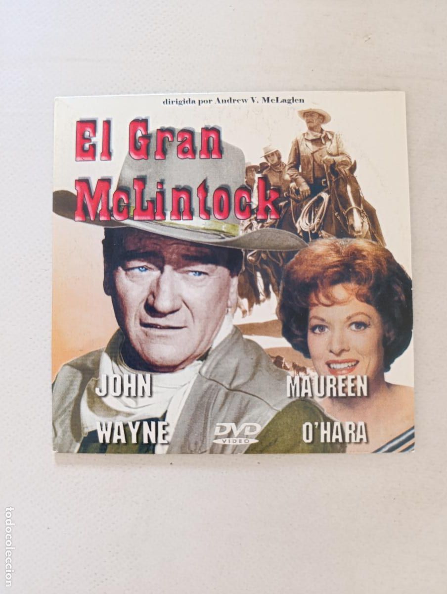 Cine: DVD EL GRAN MCLINTOCK - JOHN WAYNE, MAUREEN O'HARA - FUNDA FINA CARTON (3O)