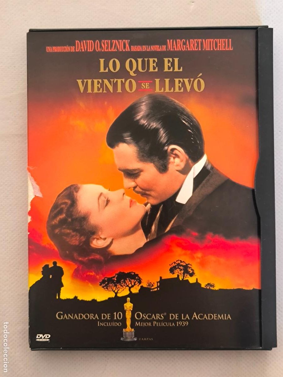 Cine: DVD LO QUE EL VIENTO SE LLEVO - CLARK GABLE (3S)