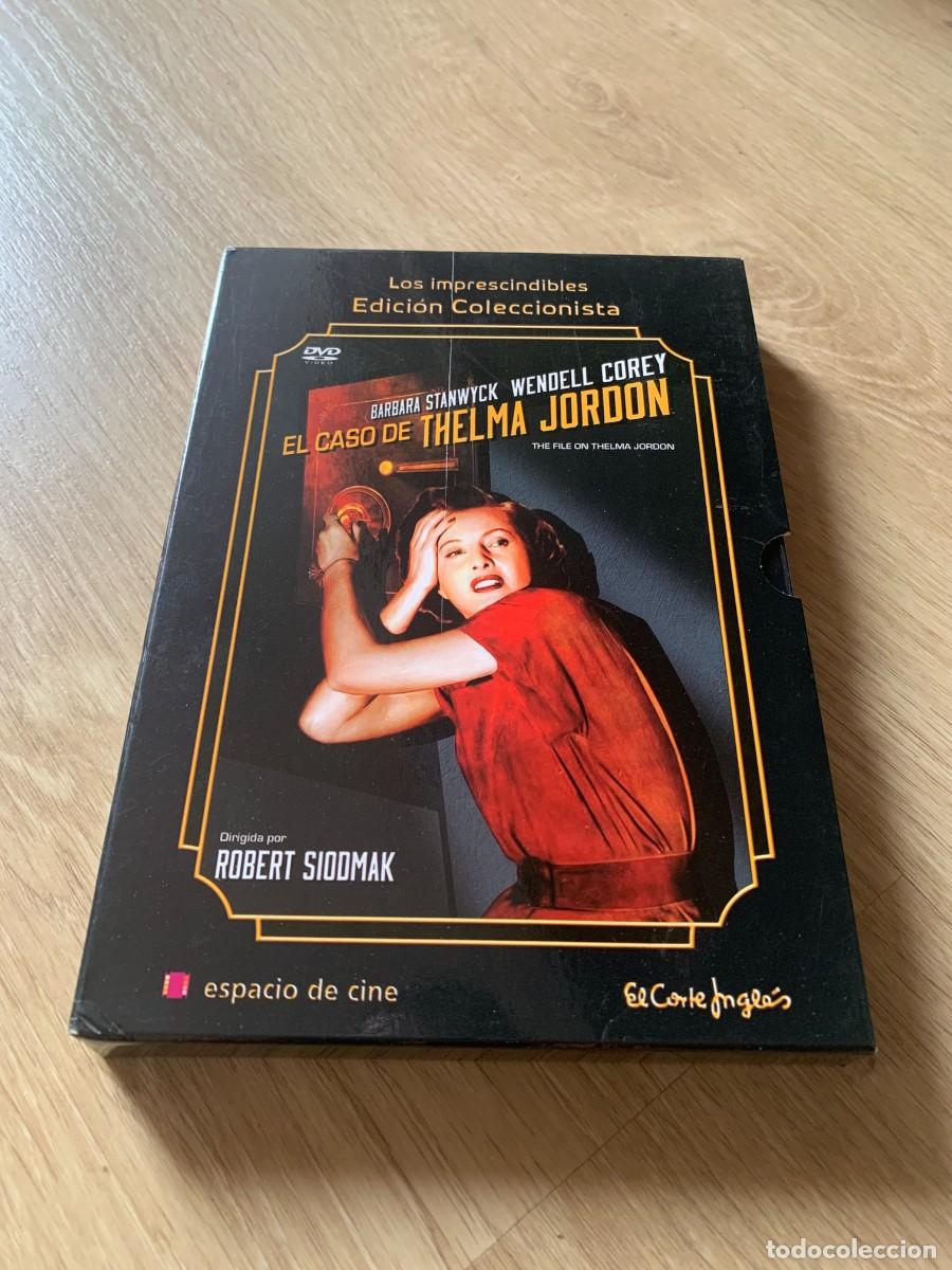Cine: DVD. EL CASO DE THELMA JORDON. INCLUYE LIBRILLO. BUEN ESTADO. PEDIDO MINIMO 10 EUROS.