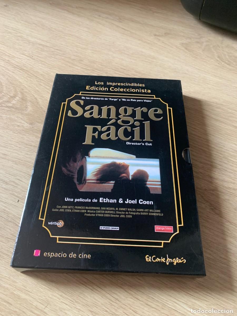 Cine: DVD. SANGRE FACIL. INCLUYE LIBRILLO. BUEN ESTADO. PEDIDO MINIMO 10 EUROS.