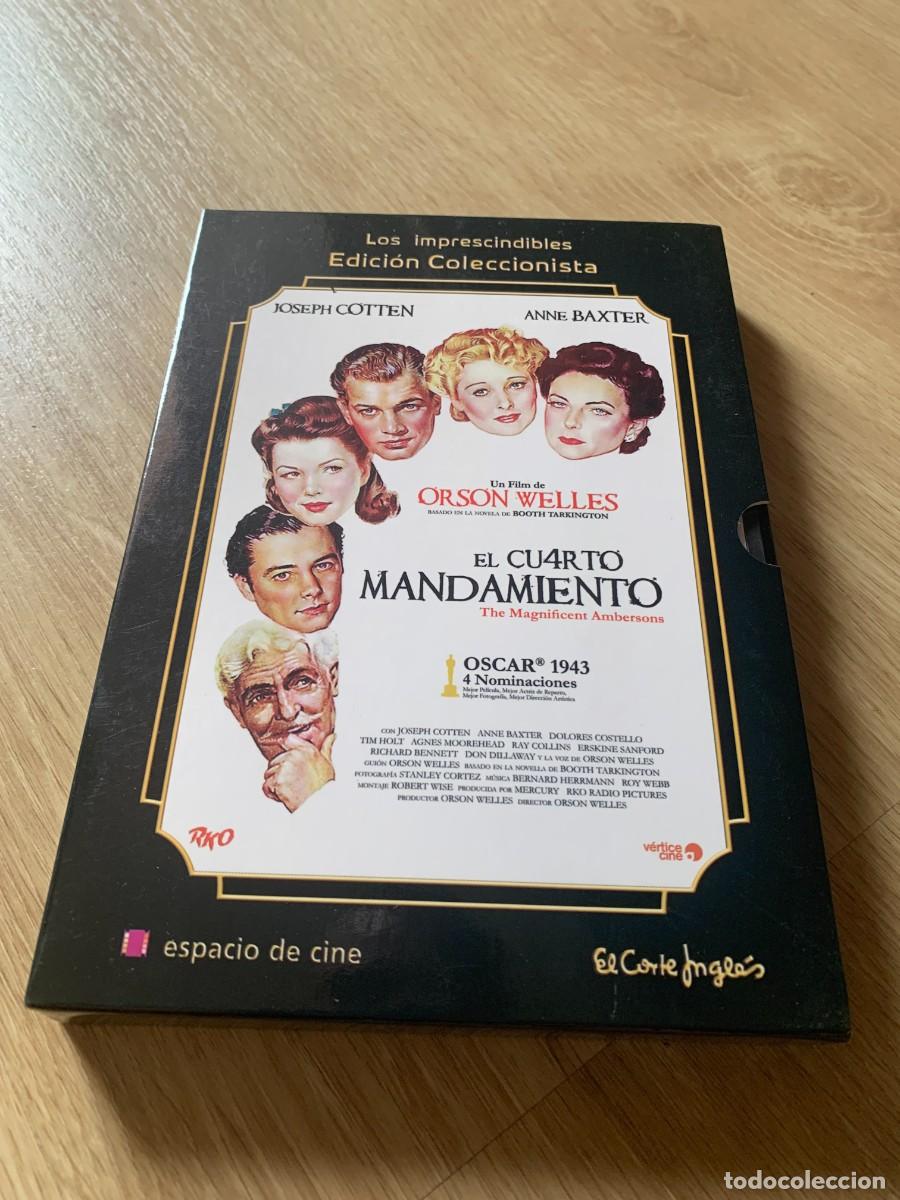 Cine: DVD. EL CUARTO MANDAMIENTO. INCLUYE LIBRILLO. BUENA CONSERV. PEDIDO MINIMO 10 EUROS.
