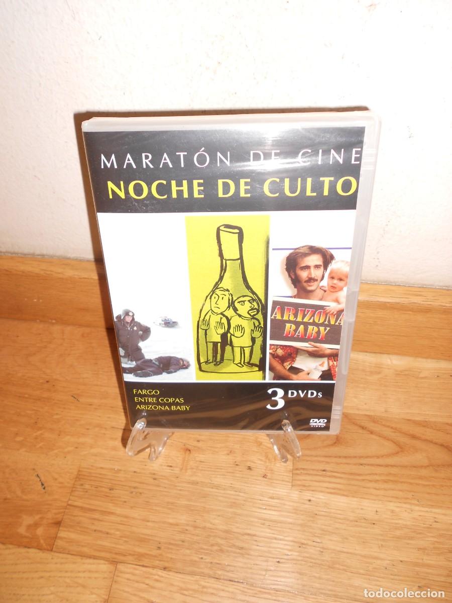 Cine: FARGO + ENTRE COPAS + ARIZONA BABY - Pack con 3 DVDs NUEVO PRECINTADO - 1&euro;y+