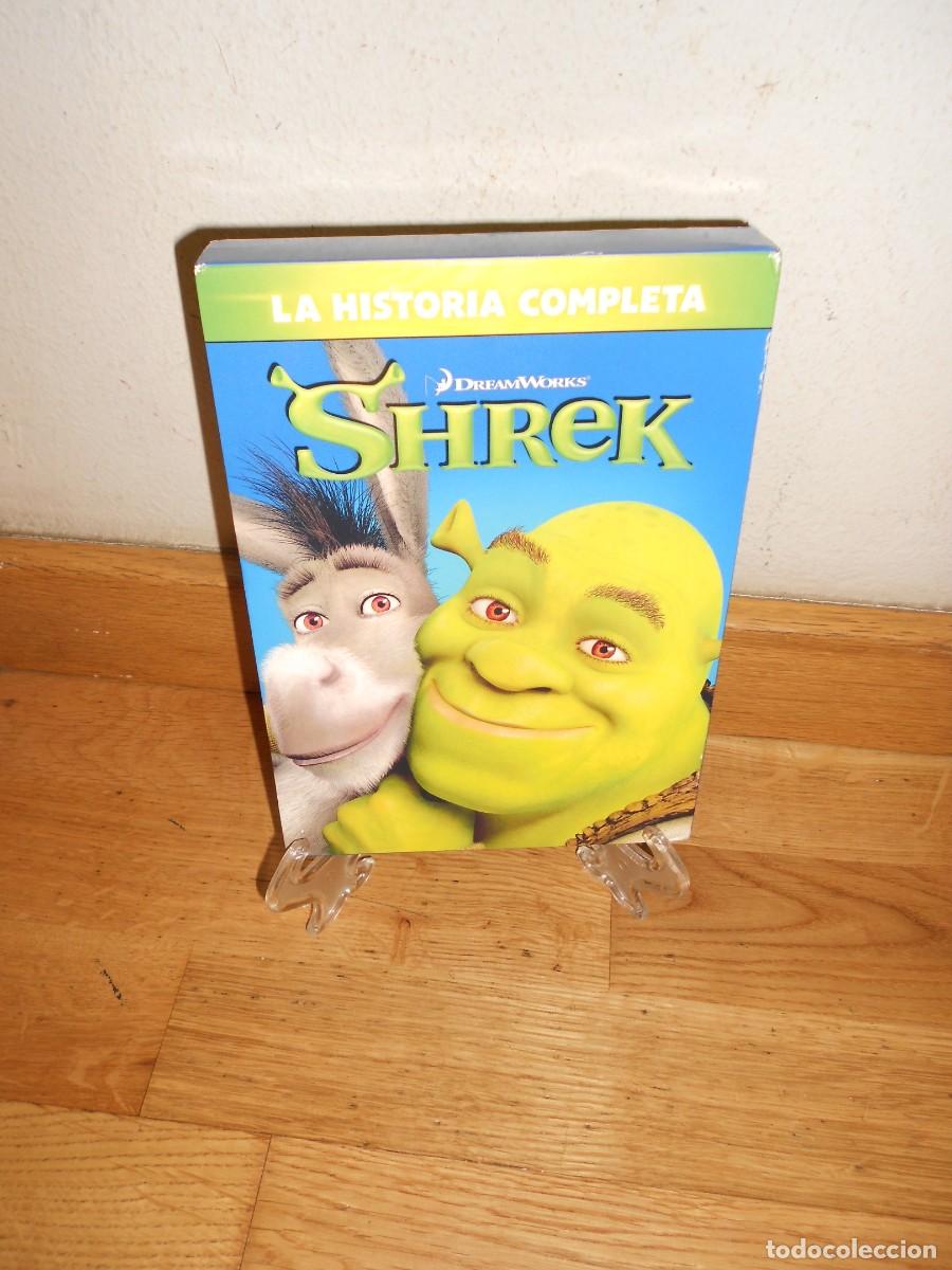 Cine: SHREK + SHREK 2 + SHREK Tercero + SHREK felices para siempre - Pack con 4 DVDs - 1&euro;y+