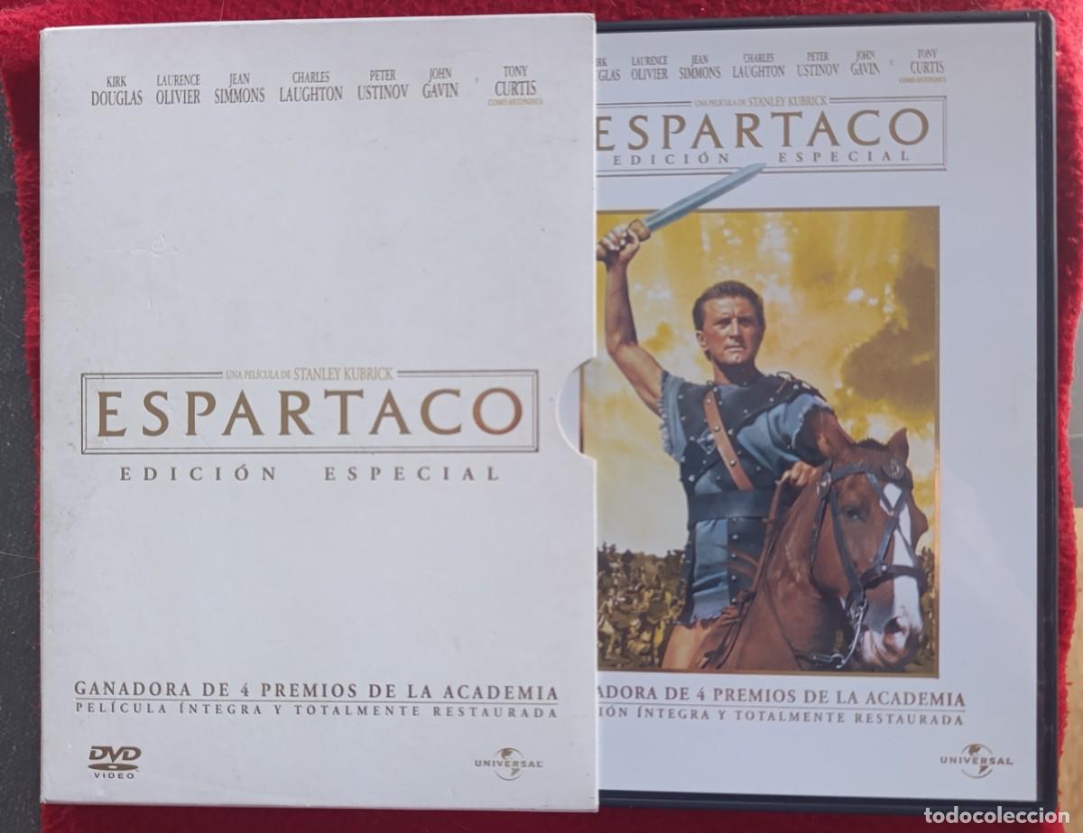 Cine: ESPARTACO DVD EDICION ESPECIAL -CAJA EXTERNA CON DOS DISCOS Y FOLLETO DESPLEGABLE IMPRESO