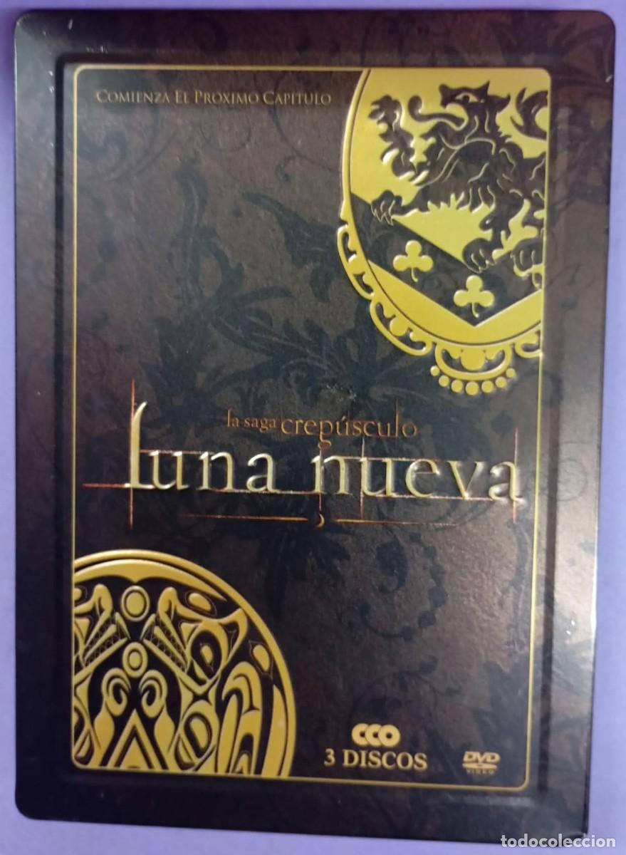 Cine: La saga crep&uacute;sculo: Luna Nueva - 3 discos - Caja met&aacute;lica - dvd
