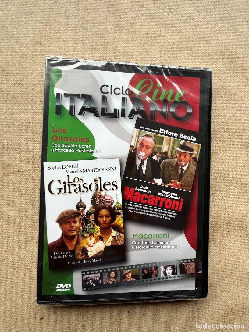 Cine: Los Girasoles / Macarroni / Ciclo Cine Italiano / Precintada / 2 Pel&iacute;culas, 1 DVD /