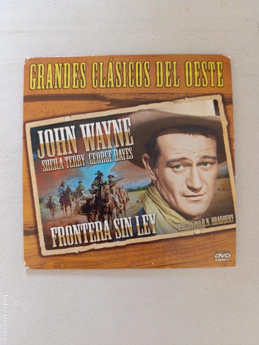 Cine: DVD FRONTERA SIN LEY - JOHN WAYNE - FUNDA FINA CARTON (4A)
