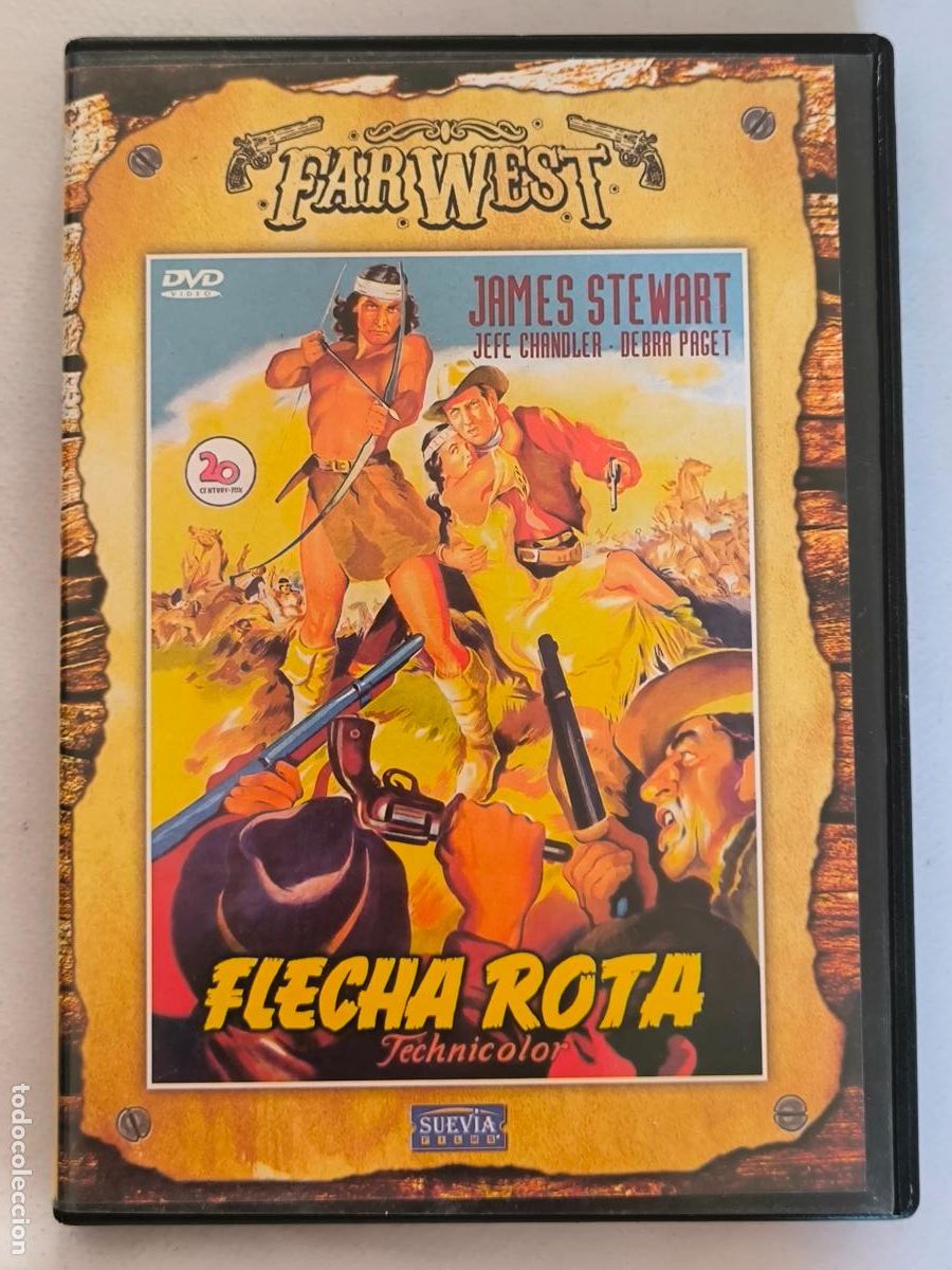 Cine: DVD FLECHA ROTA - JAMES STEWART (3W)