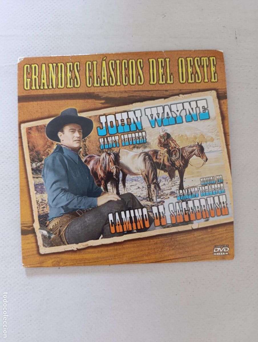 Cine: DVD CAMINO DE SAGEBRUSH - JOHN WAYNE - FUNDA FINA CARTON (4C)