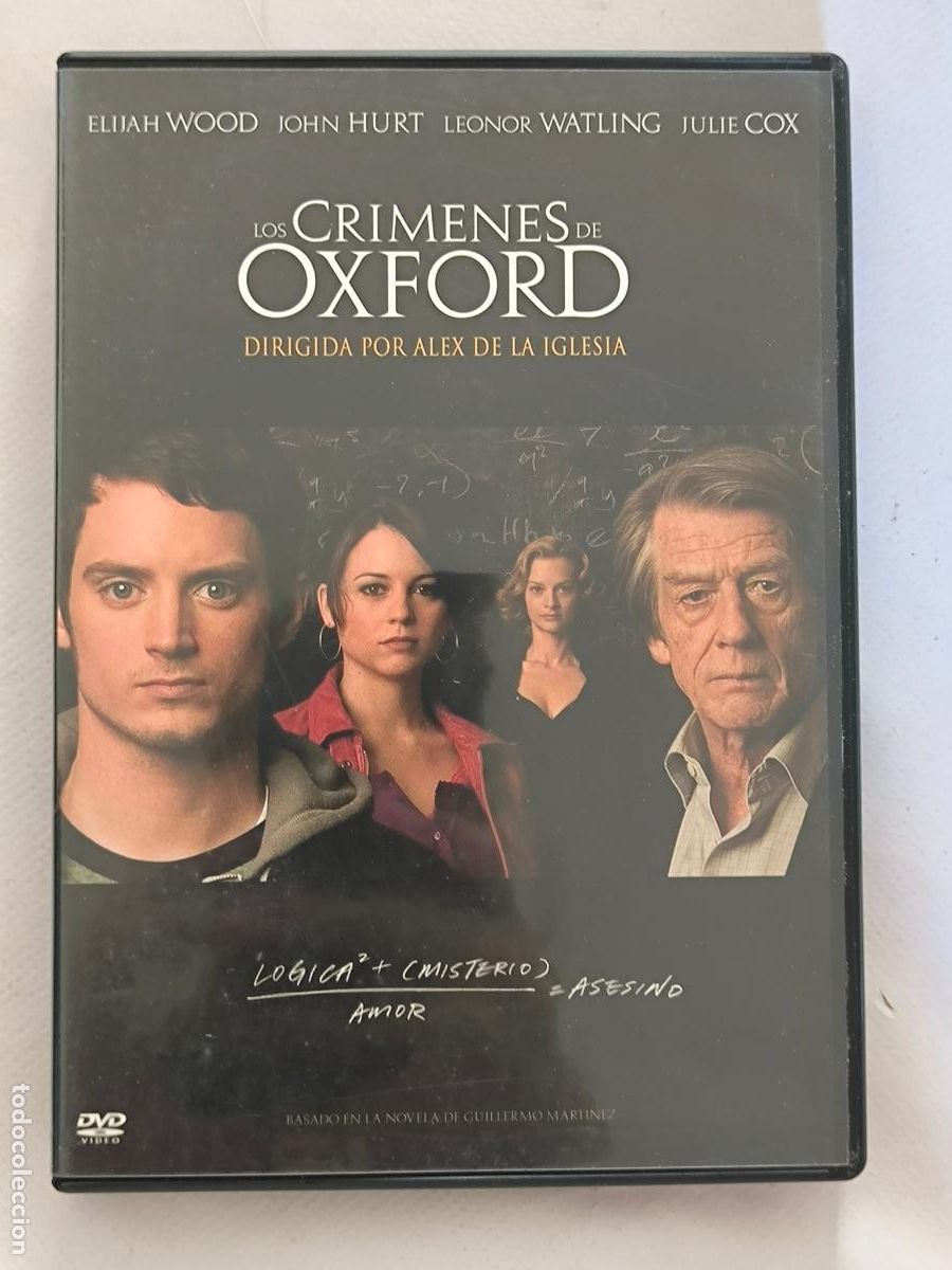 Cine: DVD LOS CRIMENES DE OXFORD - ALEX DE LA IGLESIA (4H)