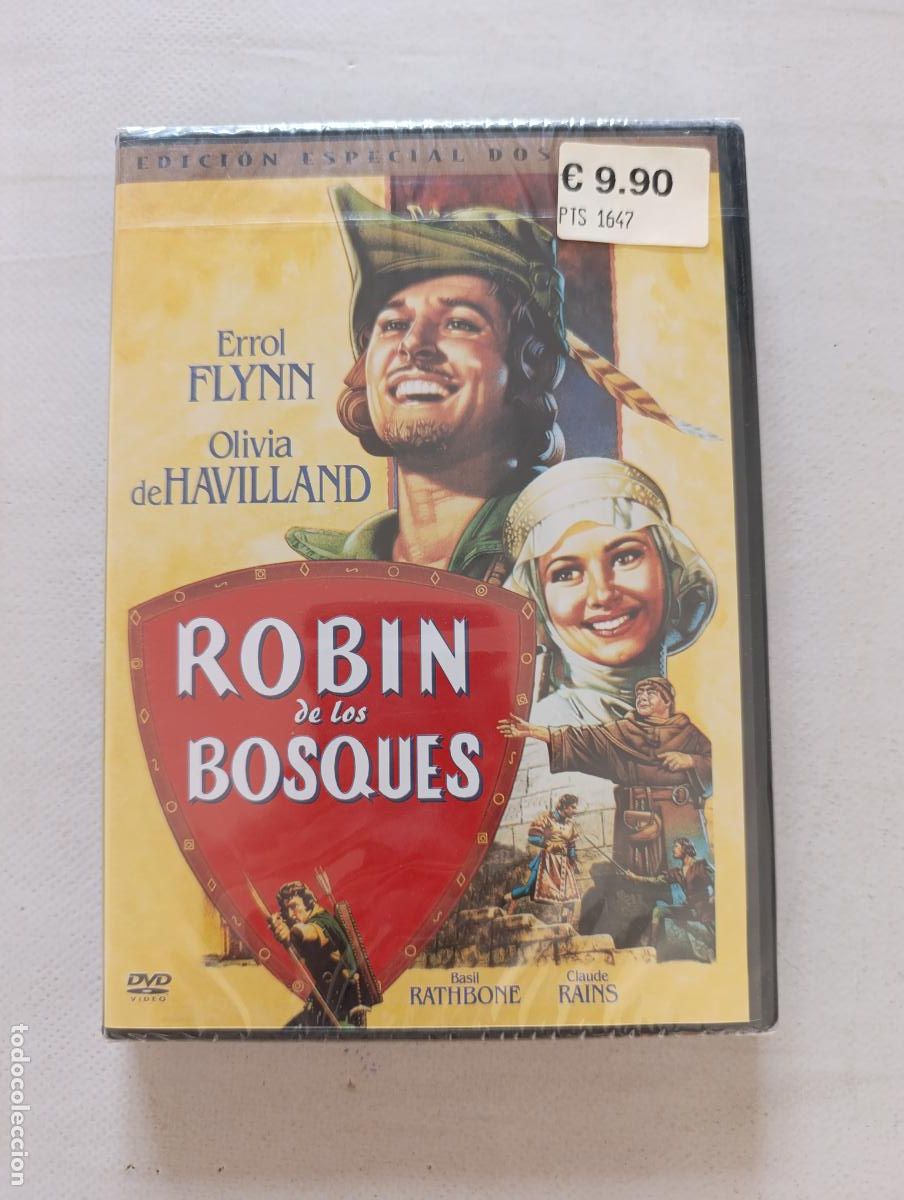 Cine: DVD ROBIN DE LOS BOSQUES - EDICION ESPECIAL 2 DISCOS - ERROL FLYNN - NUEVO, PRECINTADO (4Ew)