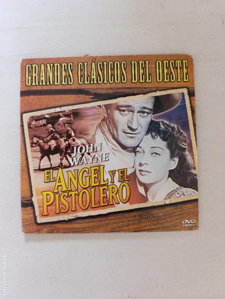 Cine: DVD EL ANGEL Y EL PISTOLERO - JOHN WAYNE - FUNDA FINA CARTON (4E)