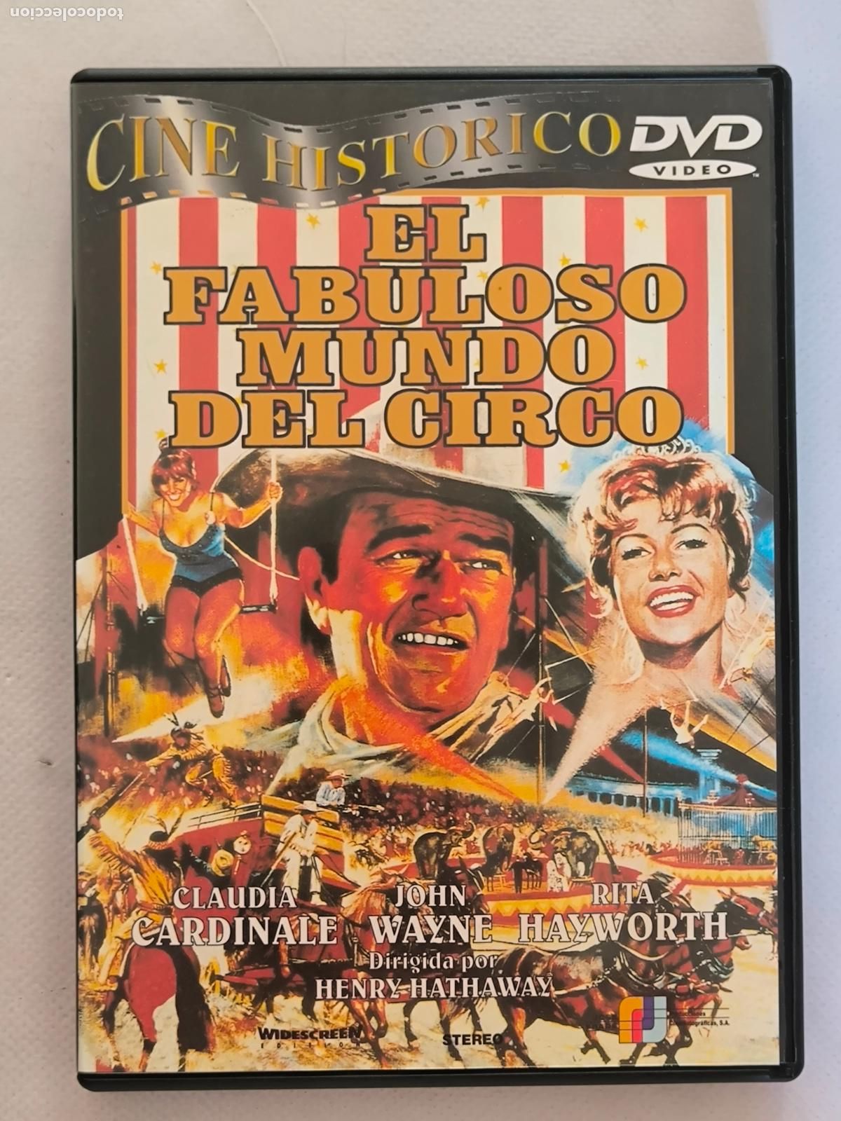 Cine: DVD EL FABULOSO MUNDO DEL CIRCO - JOHN WAYNE (4J)