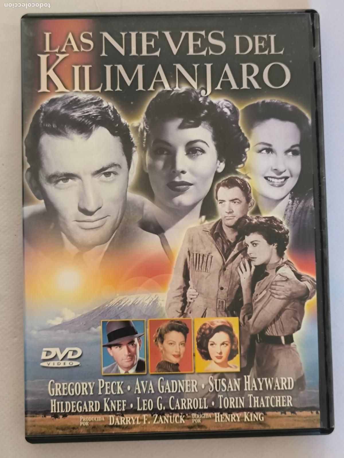 Cine: DVD LAS NIEVES DEL KILIMANJARO - GREGORY PECK (4M)