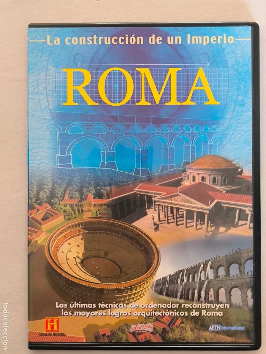 Cine: DVD ROMA - LA CONSTRUCCION DE UN IMPERIO - CANAL DE HISTORIA - CAJA SLIM (4&Ntilde;)