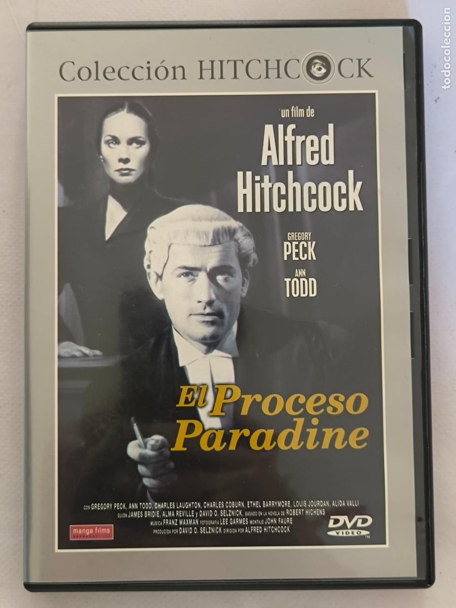 Cine: DVD EL PROCESO PARADINE - ALFRED HITCHCOCK (4N)