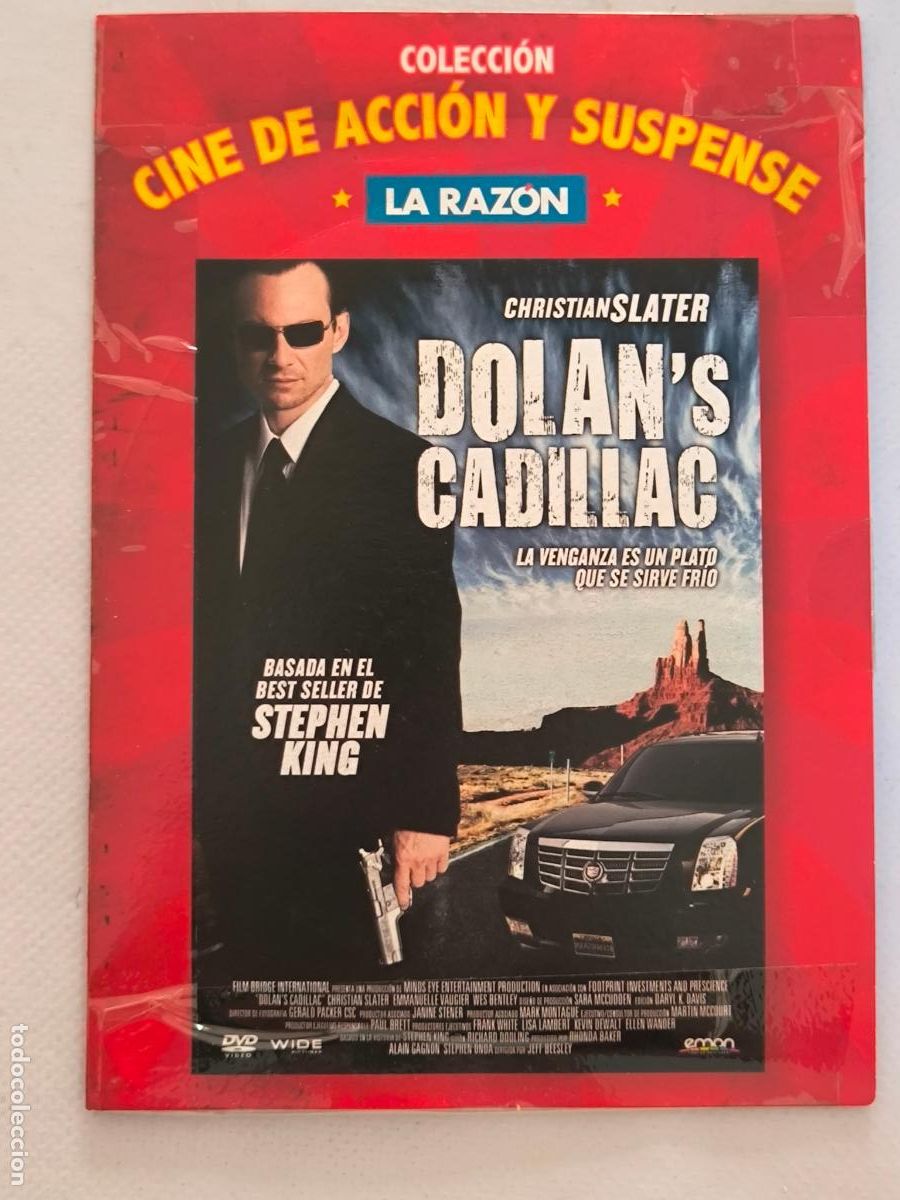 Cine: DVD DOLAN'S CADILLAC - CHRISTIAN SLATER - FUNDA FINA CARTON (6I)