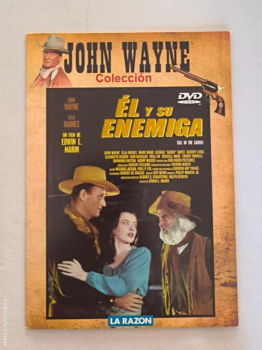 Cine: DVD EL Y SU ENEMIGA - JOHN WAYNE - FUNDA FINA CARTON (6I)