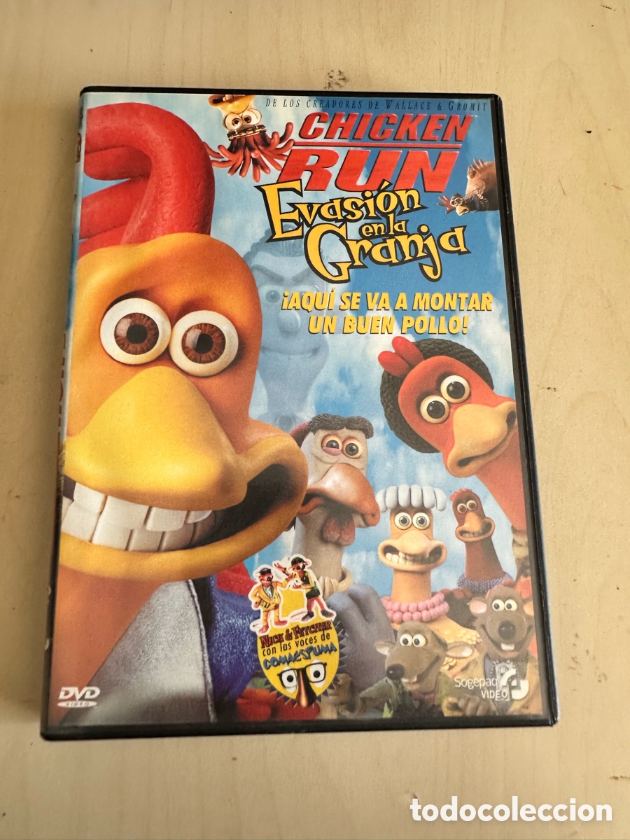 Cine: RD94 chicken run evasi&oacute;n en la granja dvd segunda mano