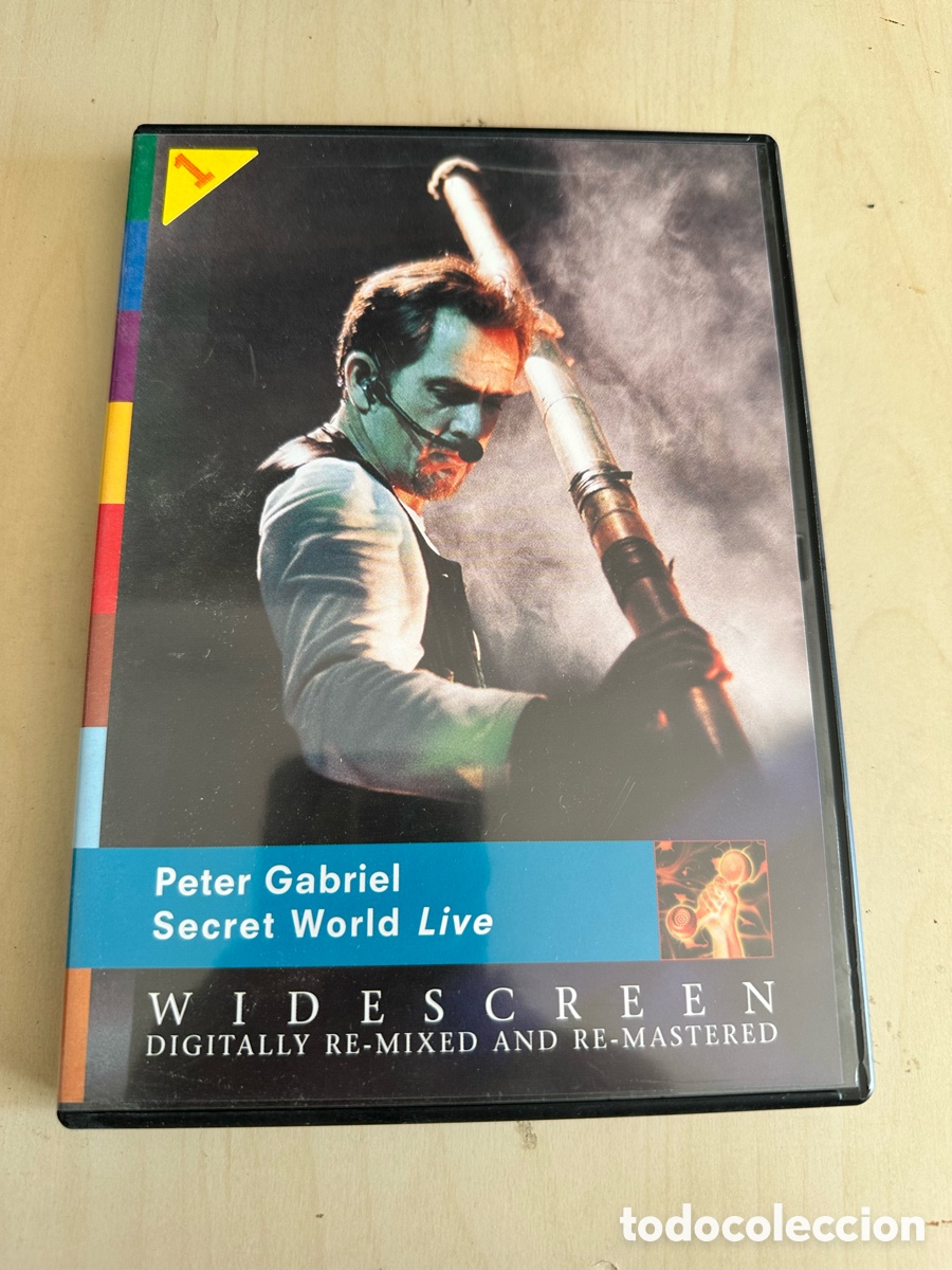 Cine: RD94 Peter Gabriel secret world live dvd segunda mano