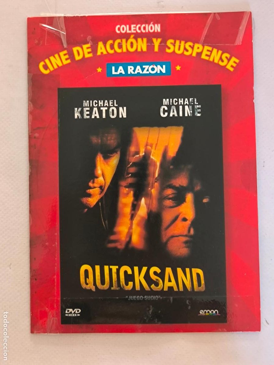 Cine: DVD QUICKSAND - MICHAEL KEATON - FUNDA FINA CARTON (5&Ntilde;)