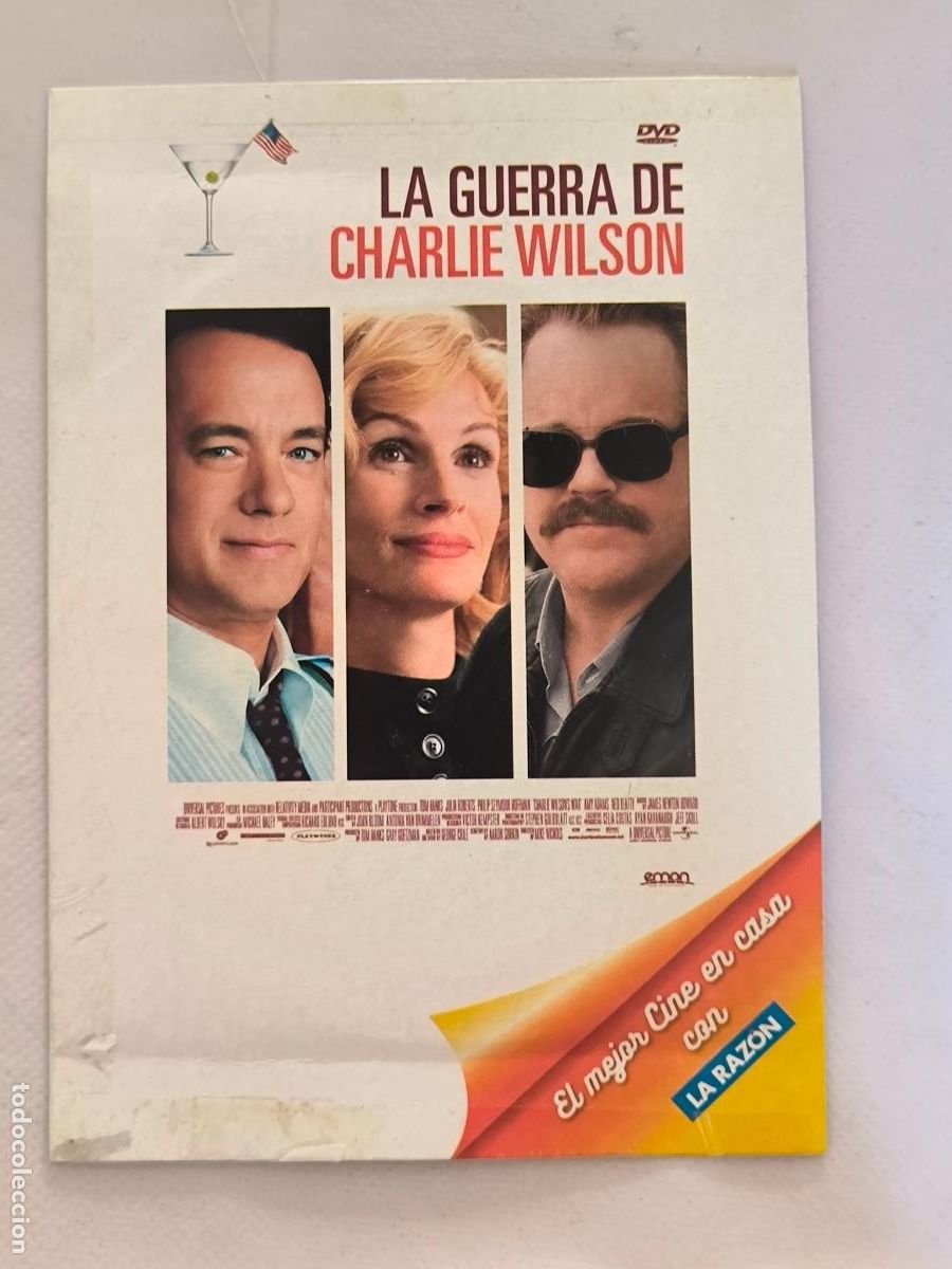 Cine: DVD LA GUERRA DE CHARLIE WILSON - FUNDA FINA CARTON (5&Ntilde;)