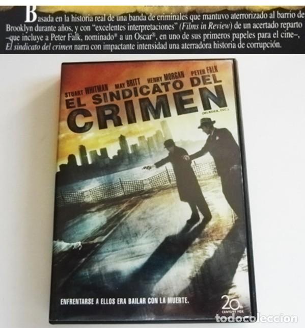 Cine: EL SINDICATO DEL CRIMEN DVD PEL&Iacute;CULA HECHO REAL PETER FALK G&Aacute;NSTER MAFIA LEPKE RELES ASESINOS JUD&Iacute;OS