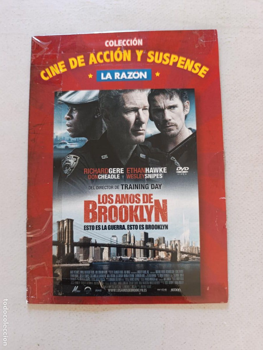 Cine: DVD LOS AMOS DE BROOKLYN - RICHARD GERE, ETHAN HAWKE - FUNDA FINA CARTON (4&Ntilde;)