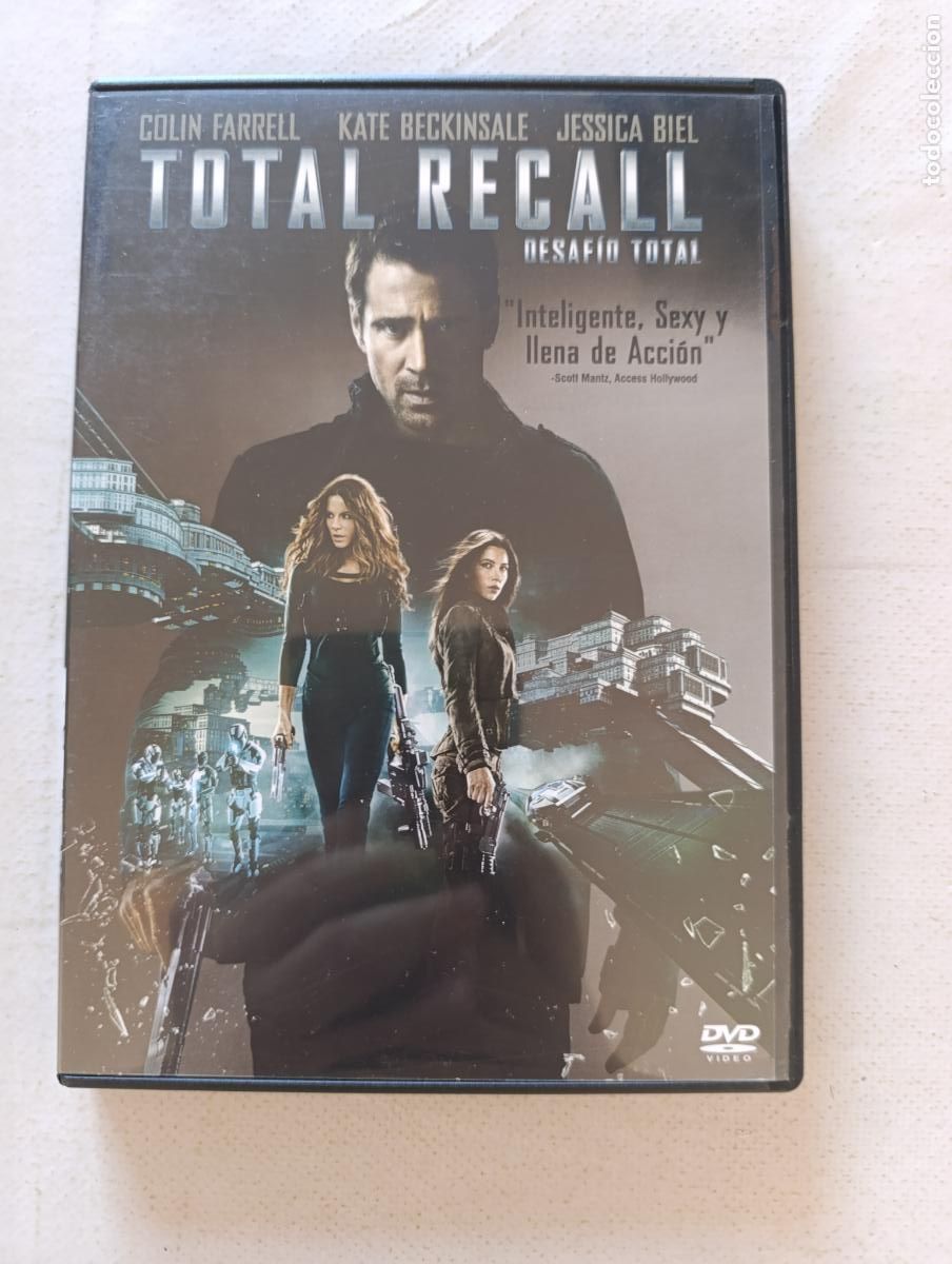 Cin&eacute;ma: DVD TOTAL RECALL DESAFIO TOTAL - COLIN FARRELL, KATE BECKINSALE (5A)