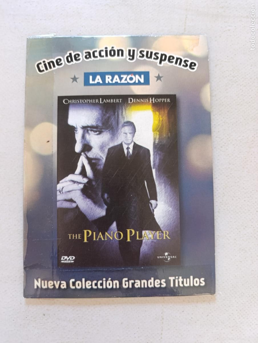 Cine: DVD THE PIANO PLAYER - CHRISTOPHER LAMBERT, DENNIS HOPPER - FUNDA FINA CARTON (5C)