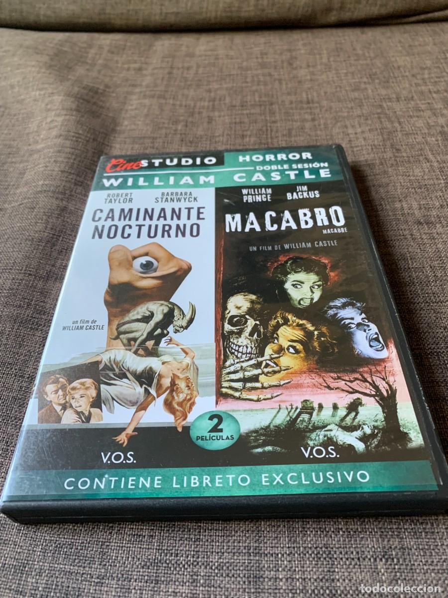 Cine: DVD. CAMINANTE NOCTURNO+MACABRO. INCLUYE LIBRILLO.