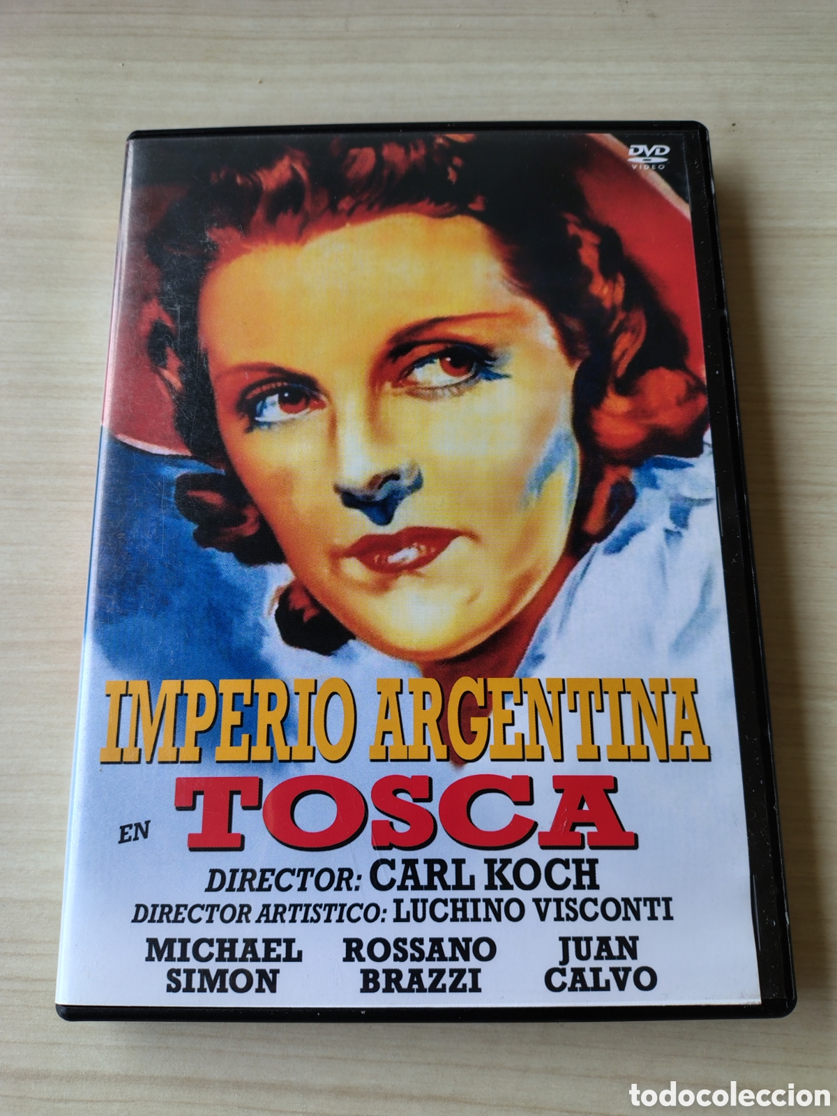Cine: TOSCA ( 1941 JEAN RENOIR CARL KOCH ) IMPERIO ARGENTINA LUCHINO VISCONTI 93 MINUTOS