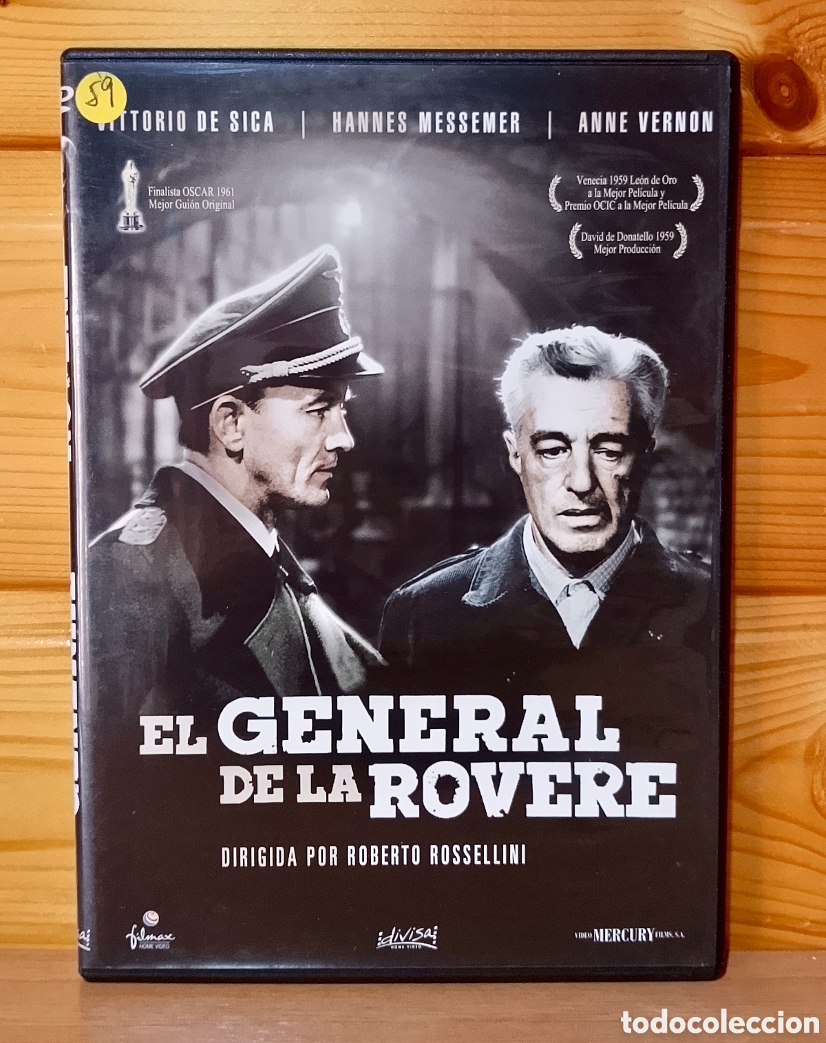 Cine: DVD El General de la Rovere