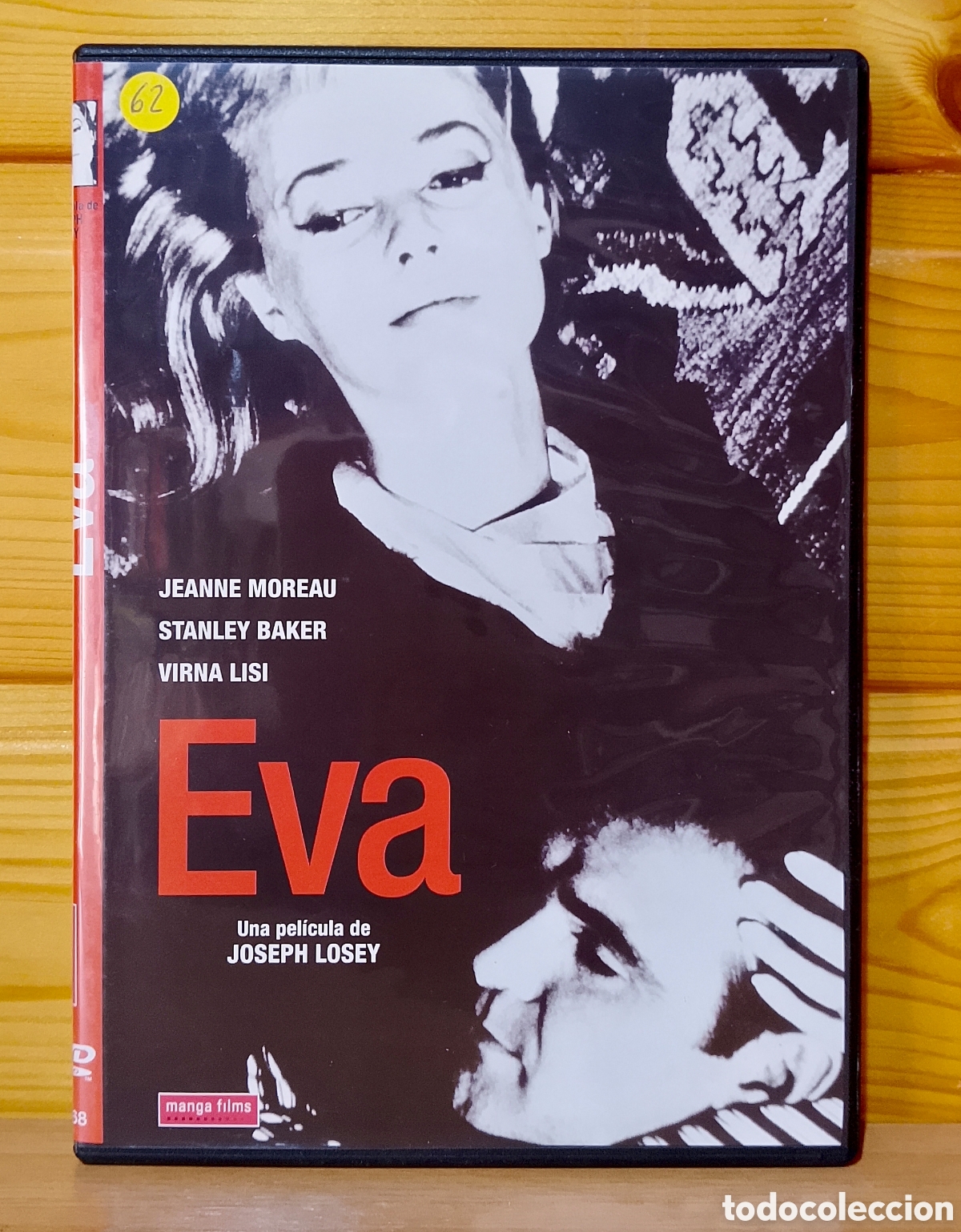 Cine: DVD Eva Jeanne Moreau Stanley Baker 1962