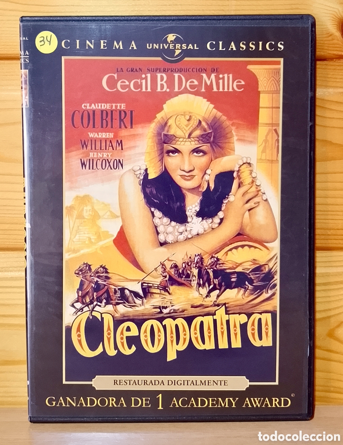 Cine: DVD Cleopatra Cecil B.De mille
