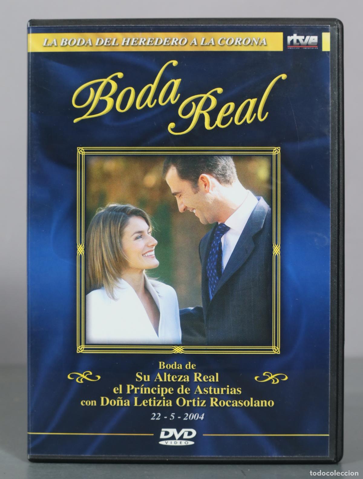 Cine: DVD. Boda Real - Boda de Su Alteza Real el Pr&iacute;ncipe de Asturias con Do&ntilde;a Letizia Ortiz Rocasolano -