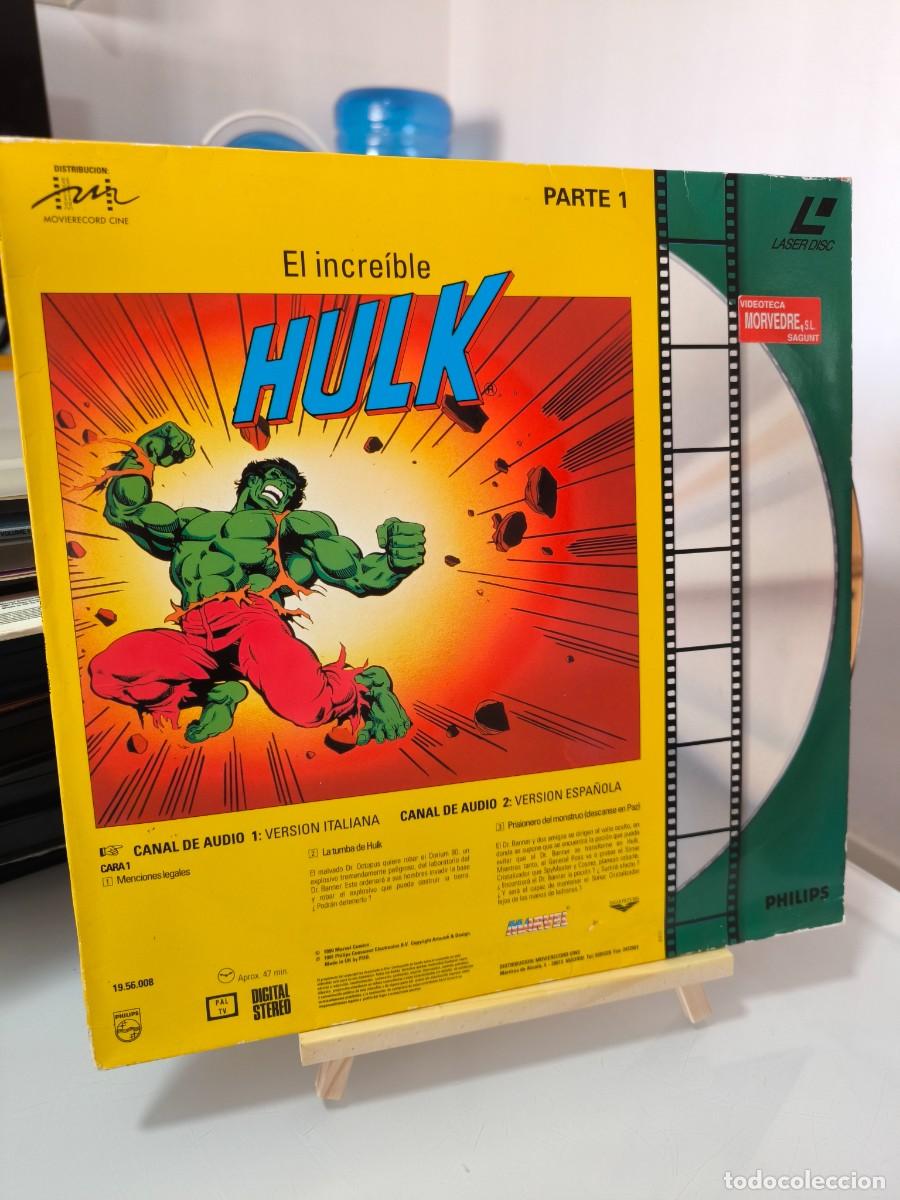 Cine: El incre&iacute;ble Hulk laserdisc