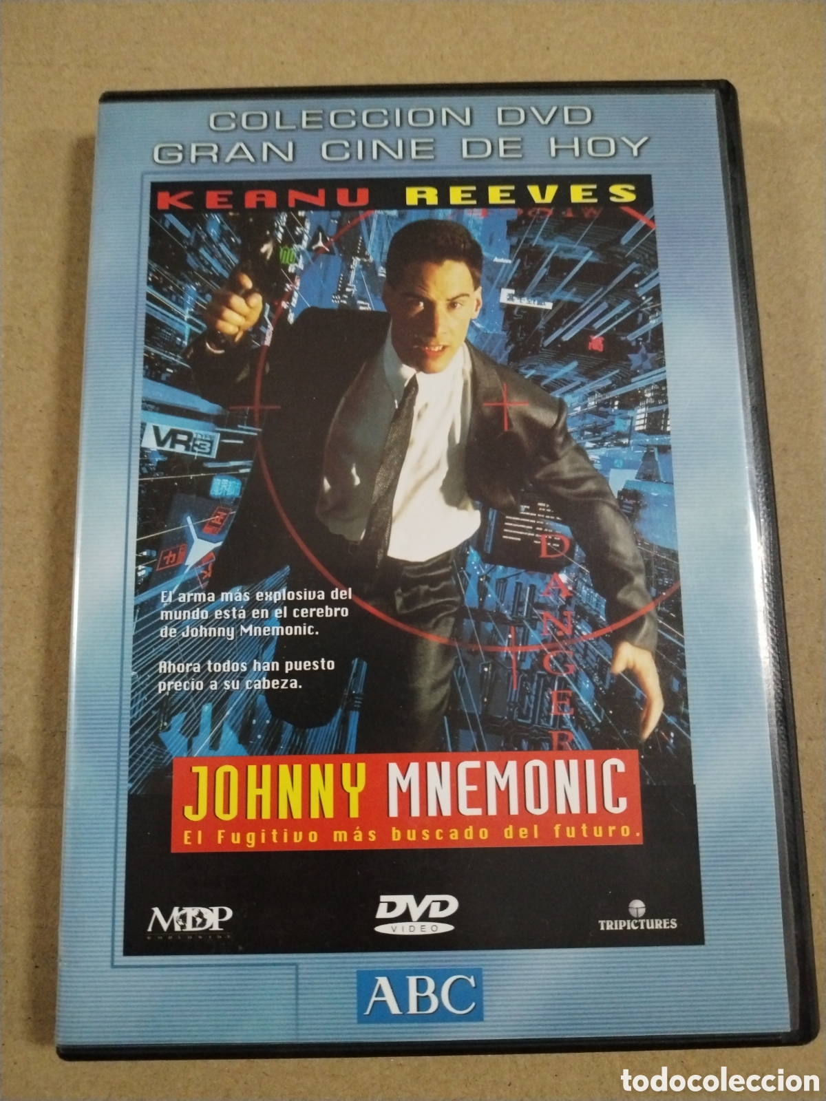 Cine: Johnny Mnemonic. Keanu Reeves. DVD.