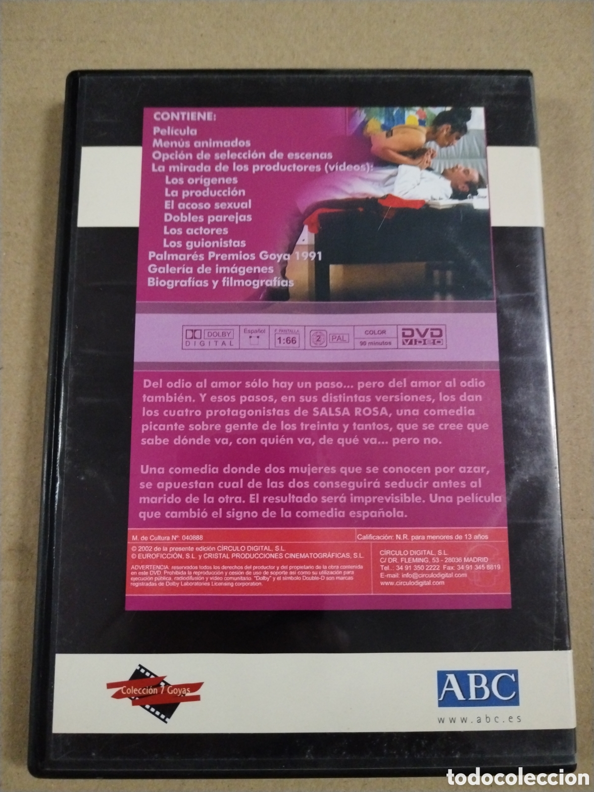 Cine: Salsa Rosa. Ver&oacute;nica Forqu&eacute;. DVD. - Foto 2