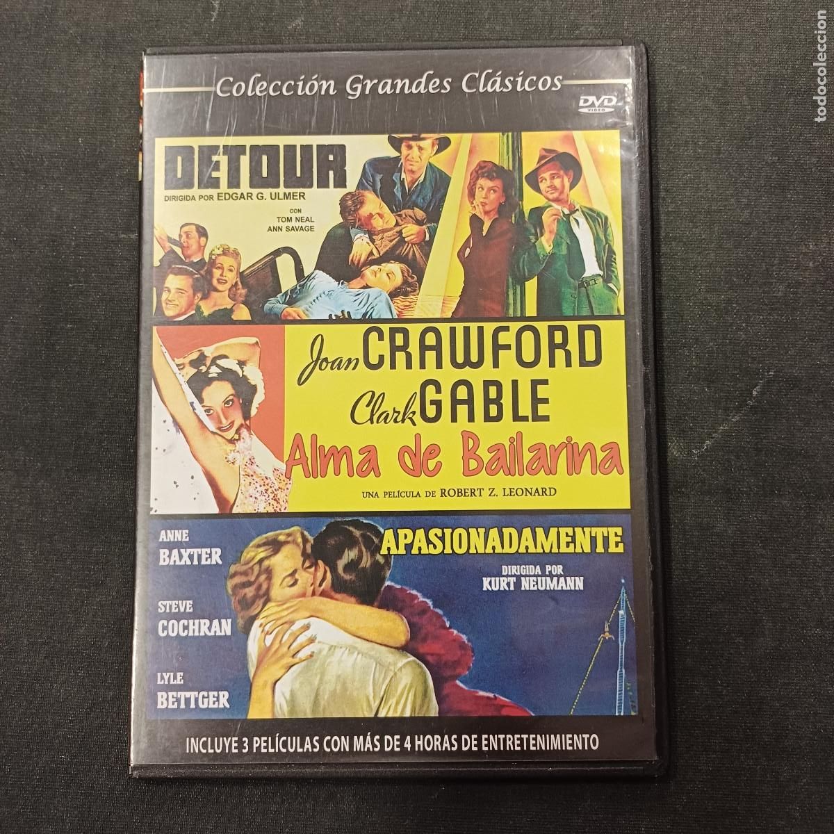 Cine: DETOUR-ALMA DE BAILARINA-APASIONADAMENTE/DVD SLIM.