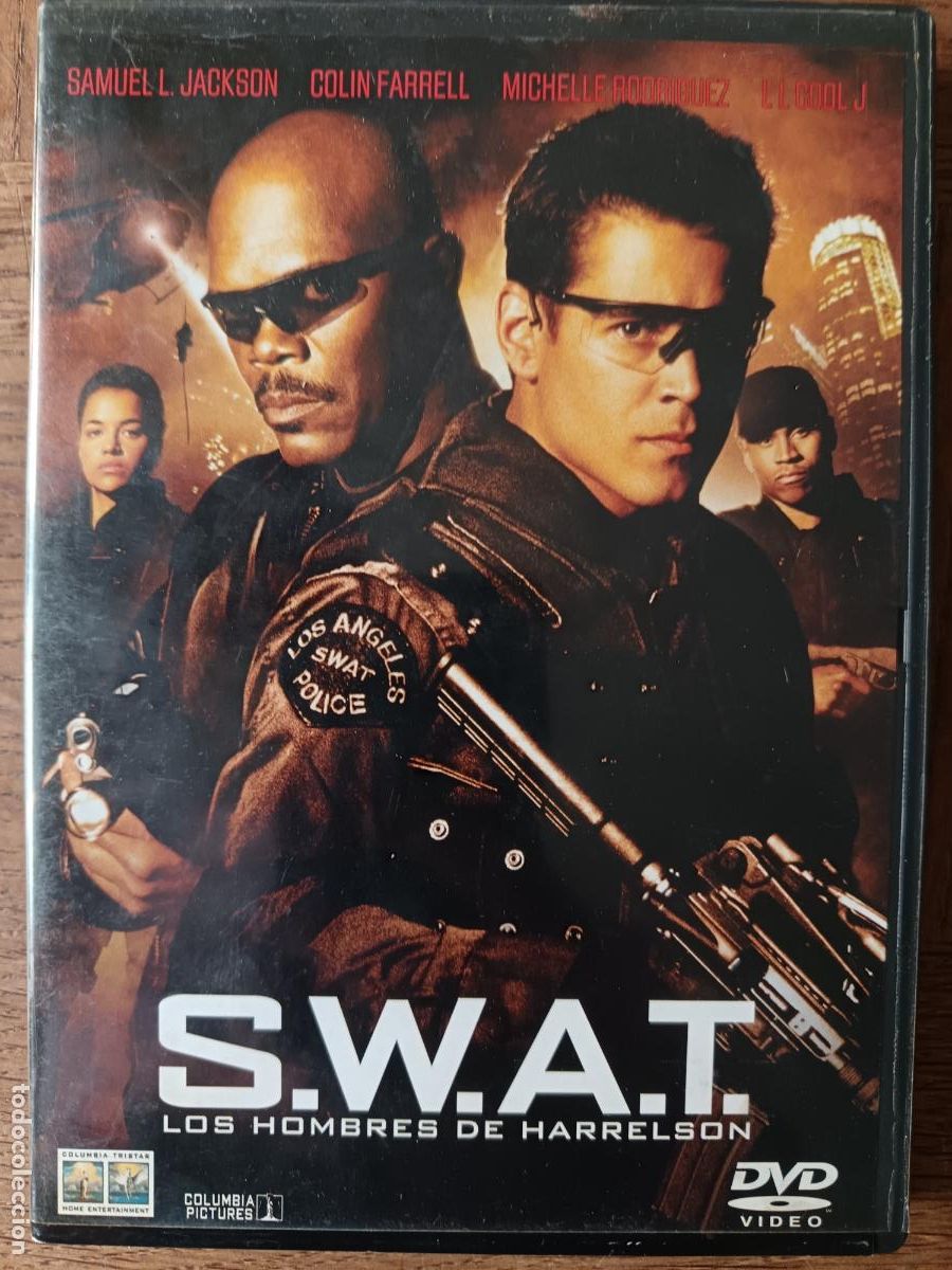 Cine: S.W.A.T Los hombres de Harrelson con Colin Farrell, Samuel L. Jackson, Michelle Rguez... DVD Acci&oacute;n.