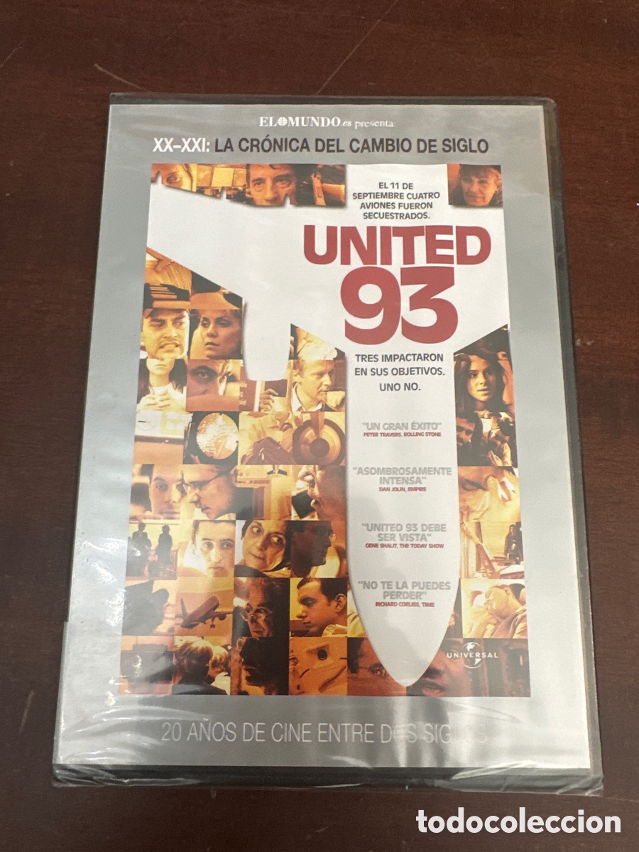 Cine: DVD UNITED 93. PAUL GREENGRASS SLIM NUEVO PRECINTADO