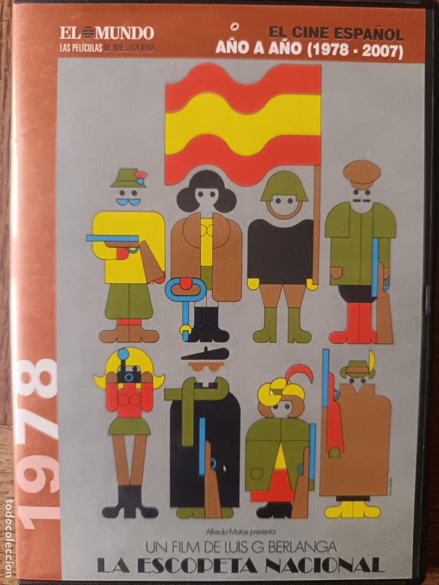 Cine: LA ESCOPETA NACIONAL de BERLANGA con Luis Escobar, Jos&eacute; Luis L&oacute;pez V&aacute;zquez, Saza.. DVD Cine espa&ntilde;ol.